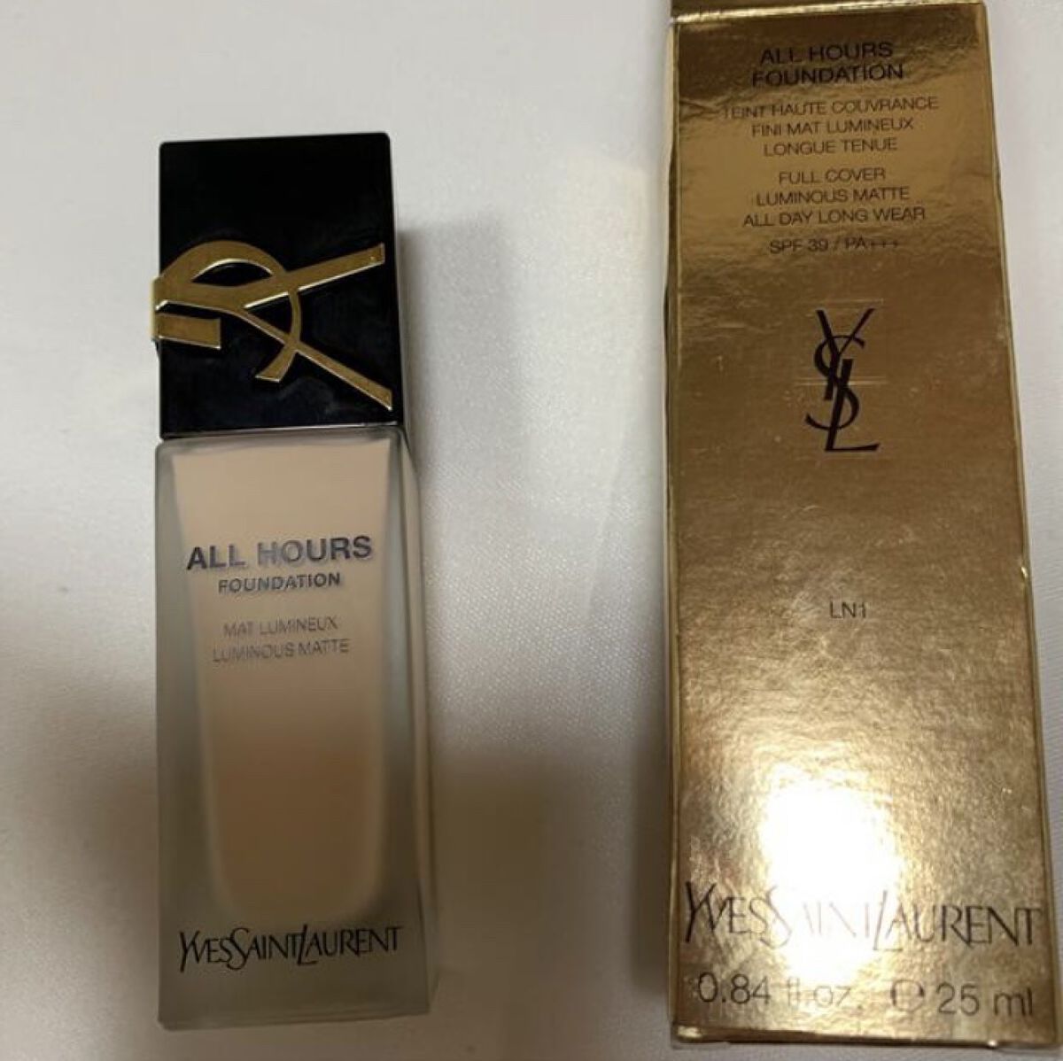 オールアワーズ リキッド LN1/YVES SAINT LAURENT BEAUTE/リキッドファンデーションを使ったクチコミ（1枚目）