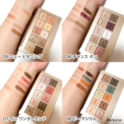 ニューデップスアイシャドウパレット/hince/アイシャドウパレットを使ったクチコミ(5枚目)