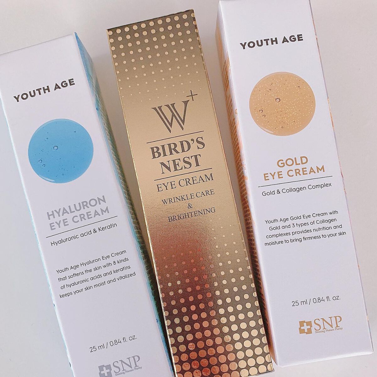 ユースエイジゴールドアイクリーム/SNP/アイケア・アイクリームを使ったクチコミ(4枚目)