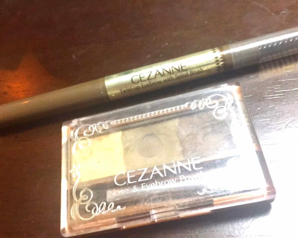ノーズ＆アイブロウパウダー/CEZANNE/パウダーアイブロウを使ったクチコミ（1枚目）