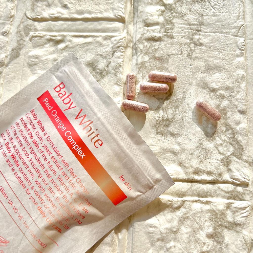 Baby White 60粒/renaTerra/美容サプリメントを使ったクチコミ（2枚目）