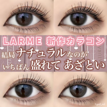 LARME NATURAL  SERIES/LARME/カラーコンタクトレンズを使ったクチコミ（1枚目）