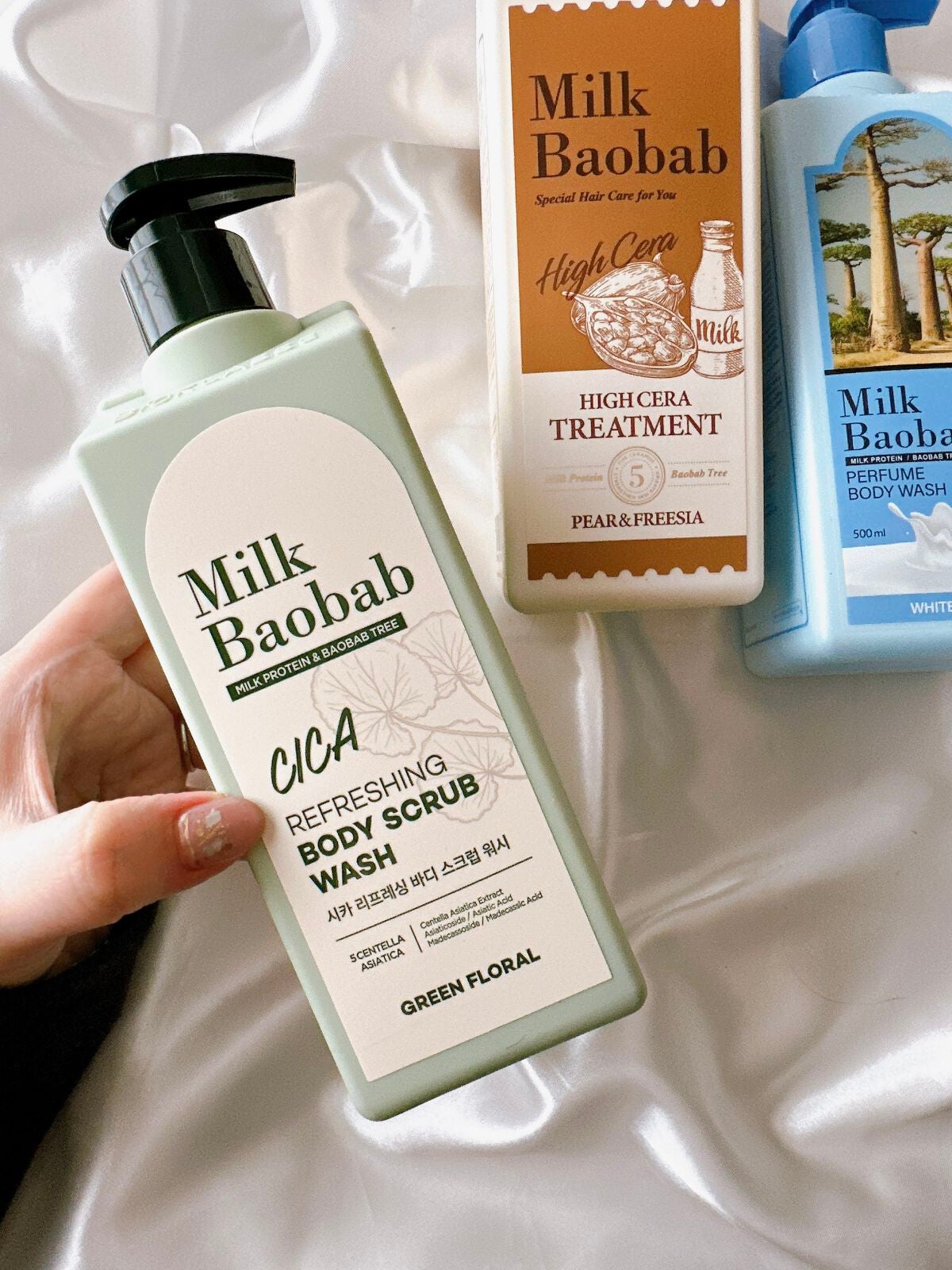 ミルクバオバブ パフュームボディウォッシュ ホワイトムスク/ミルクバオバブ/ボディソープを使ったクチコミ(5枚目)