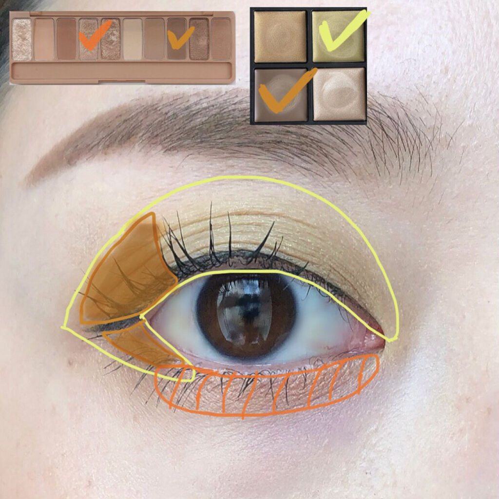 ディメンショナルビジョンアイパレットアリー 02 WONDERFUL WORLD/THREE/ジェル・クリームアイシャドウを使ったクチコミ（2枚目）