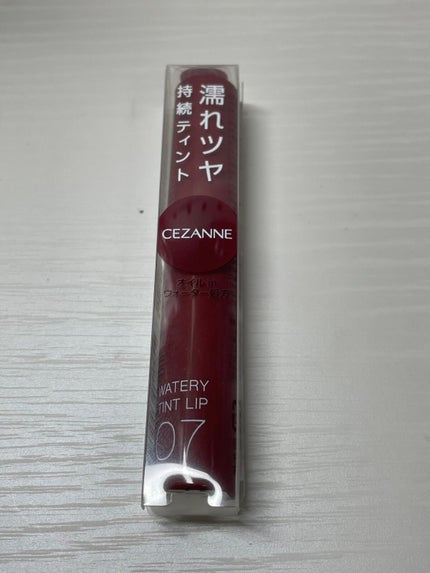 ウォータリーティントリップ/CEZANNE/リップティントを使ったクチコミ(1枚目)