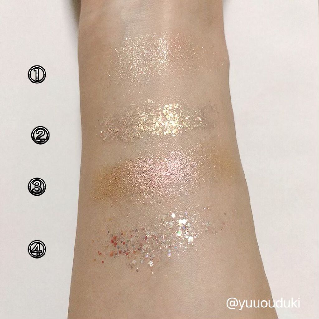 デュオ ポケット グリッター シャドウ/PERIPERA/アイシャドウパレットを使ったクチコミ(9枚目)