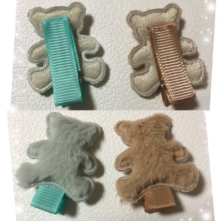 フェイクファー くまさんミニクリップ 2P/キャンドゥ/その他スタイリングを使ったクチコミ(2枚目)