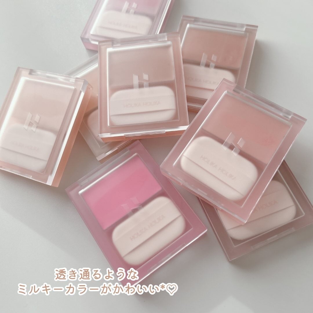 ティンテッドミルククリームブラッシュ /HOLIKA HOLIKA/ジェル・クリームチークを使ったクチコミ(3枚目)