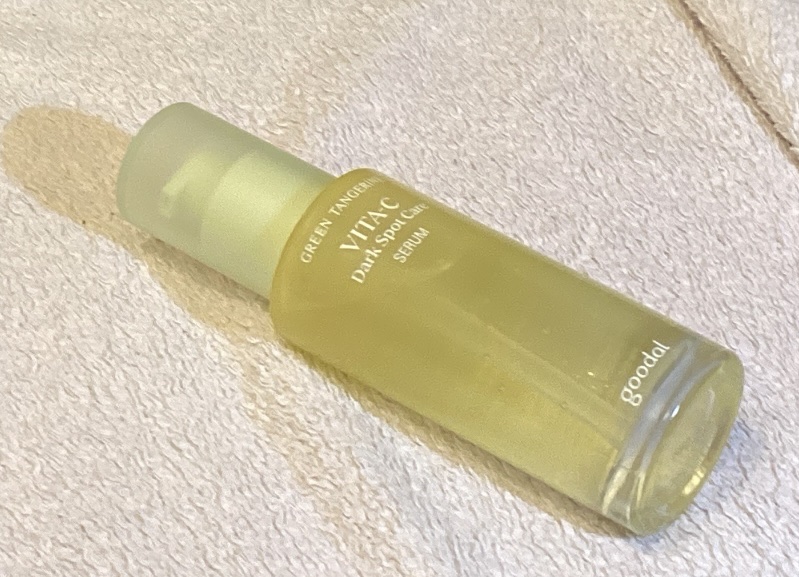 グリーンタンジェリン ビタC ダークスポットケアセラム/goodal/美容液を使ったクチコミ（1枚目）