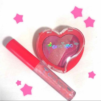 のんか on LIPS 「Popteenの付録です!チークはラメがたくさん入っていて、と..」(1枚目)