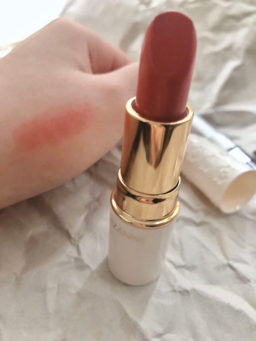 ラスティング リップカラーN/CEZANNE/口紅を使ったクチコミ(2枚目)