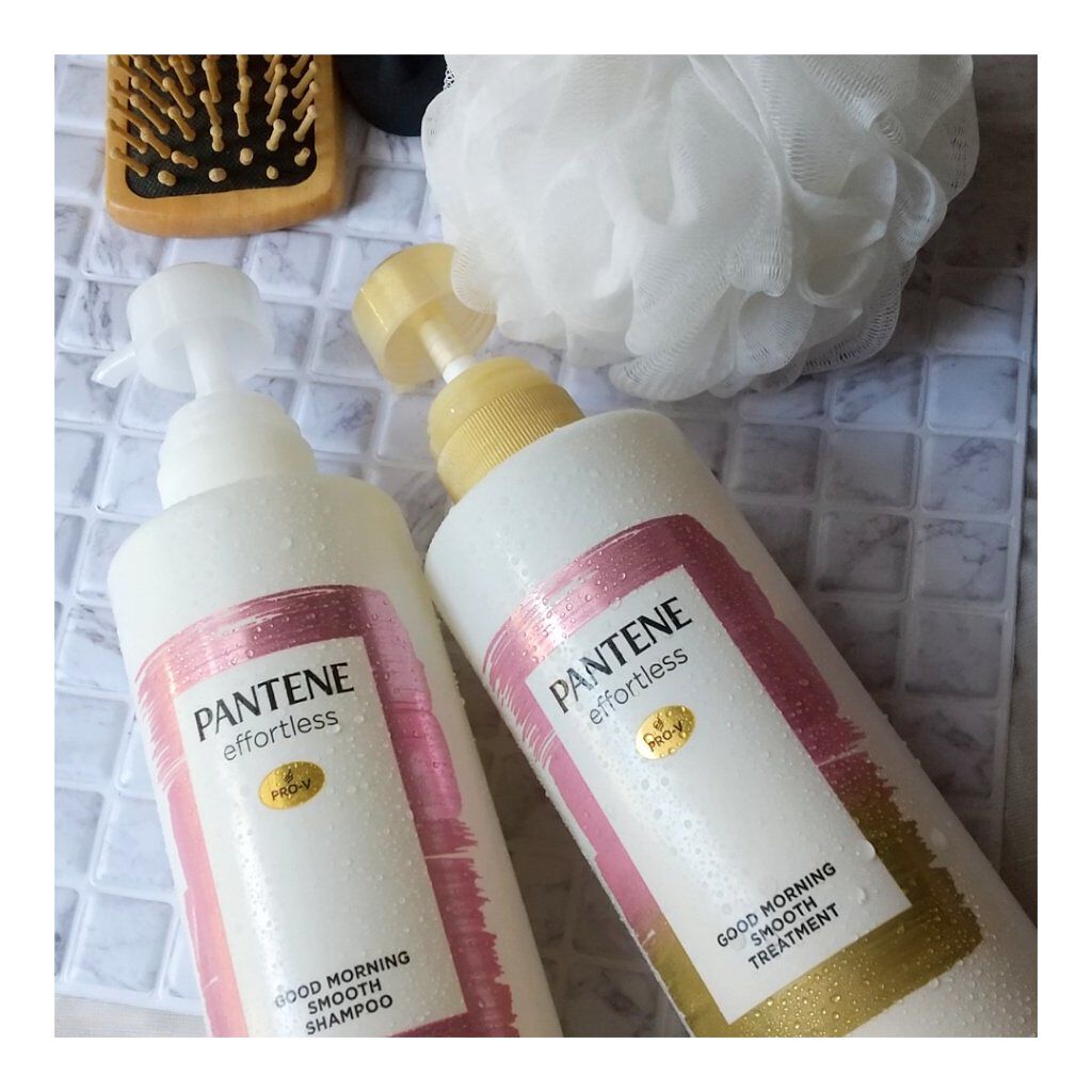 パンテーン エフォートレス グッドモーニング スムース シャンプー／トリートメント/パンテーン/市販シャンプーを使ったクチコミ（1枚目）