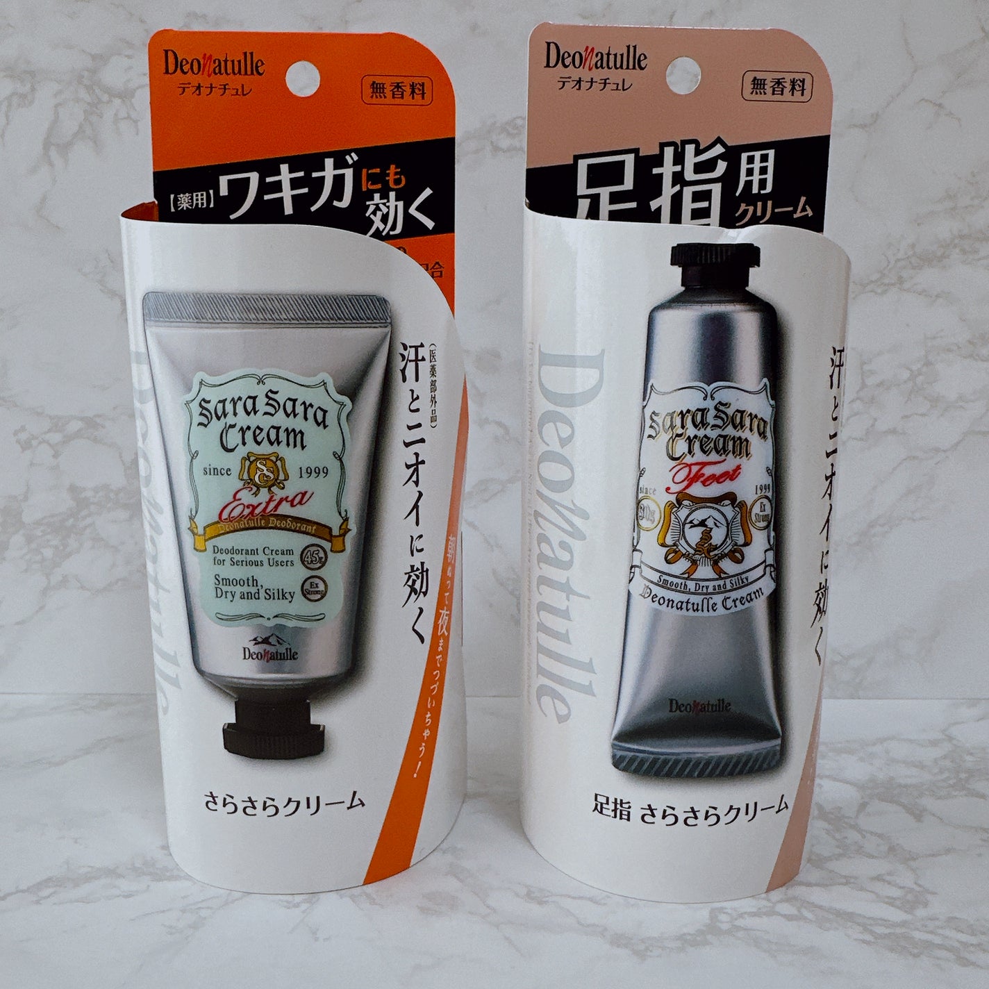 薬用足指さらさらクリーム/デオナチュレ/デオドラント・制汗剤を使ったクチコミ(1枚目)