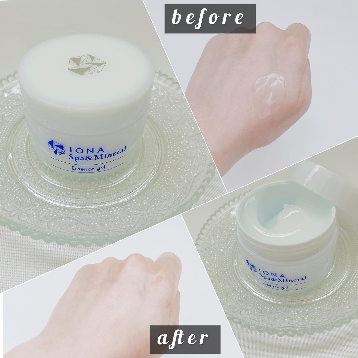 スパ＆ミネラル エッセンス ジェル/IONA/フェイスクリームを使ったクチコミ（2枚目）