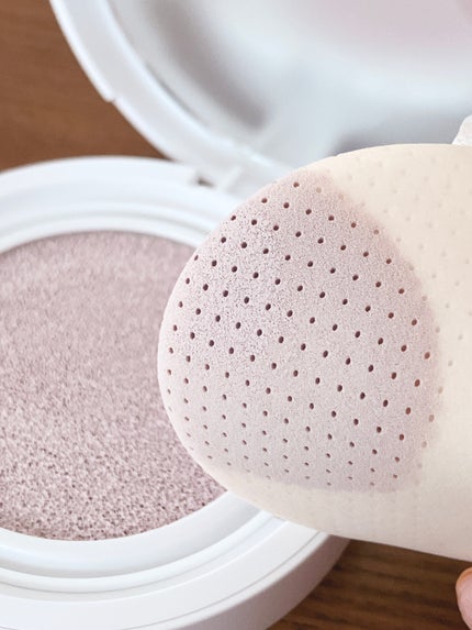 コンプリメントシリーズクッション 紫色(ボラ)/Ameli/クッションファンデーションを使ったクチコミ(4枚目)