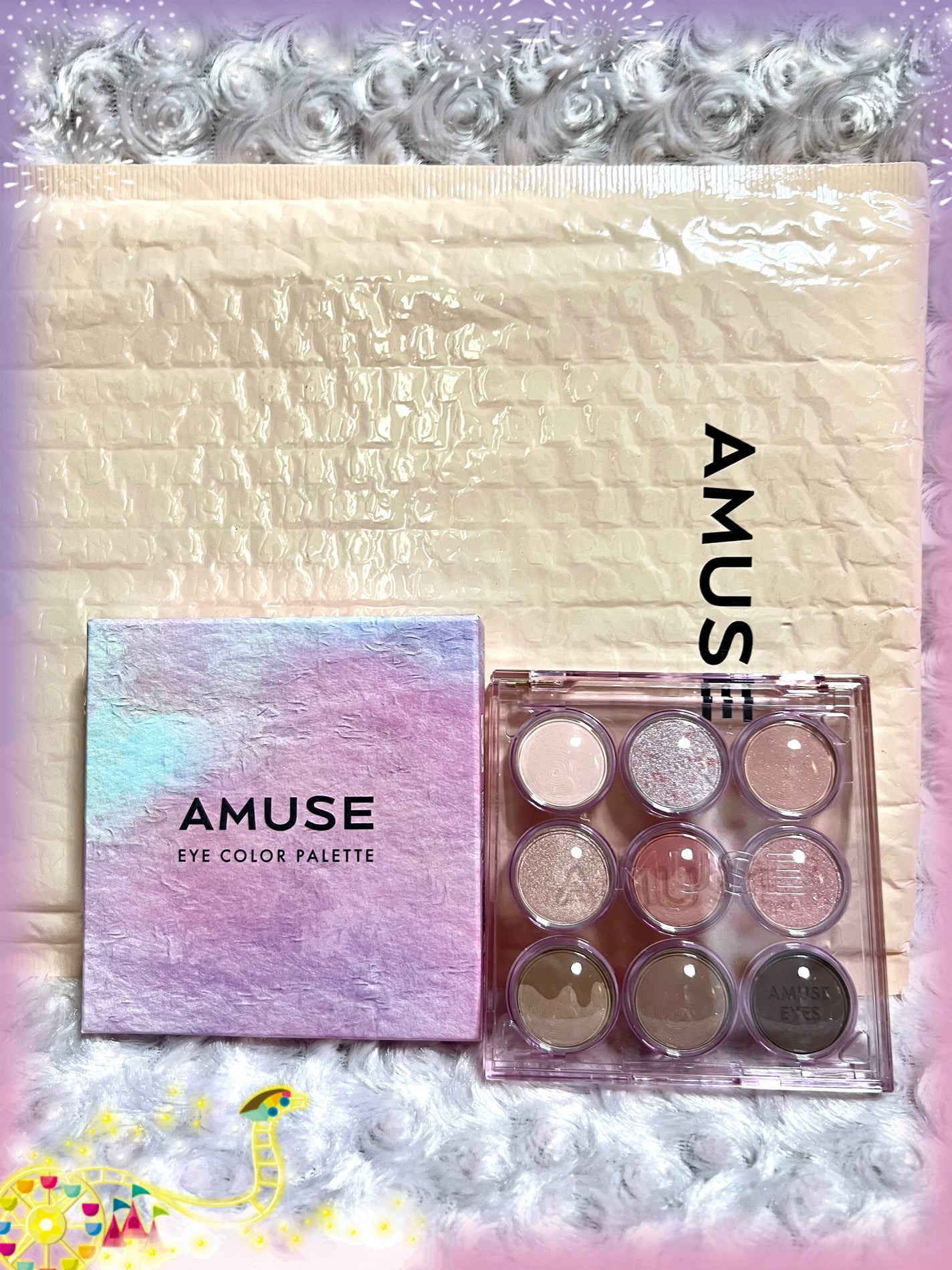 アイカラーパレット/AMUSE/アイシャドウパレットを使ったクチコミ(1枚目)