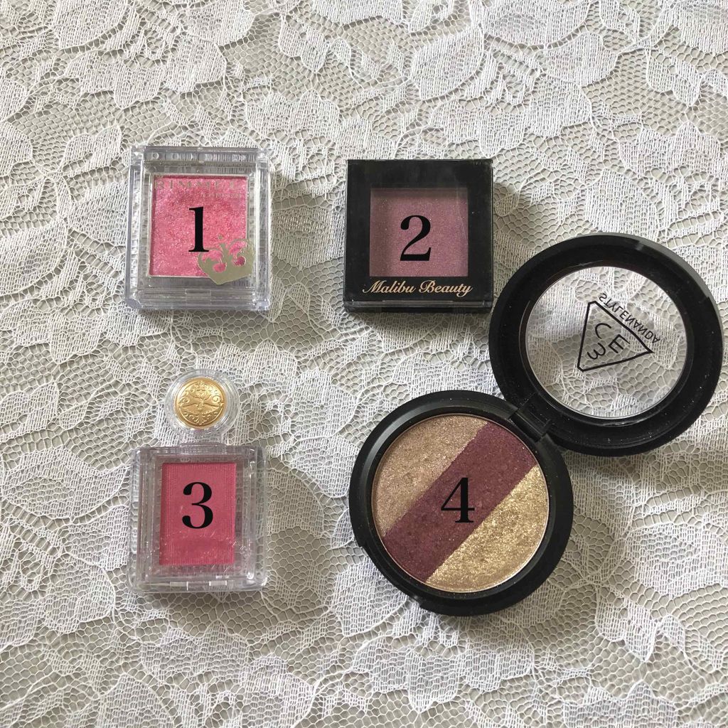 シングルアイシャドウ/マリブビューティー/単色アイシャドウを使ったクチコミ（2枚目）