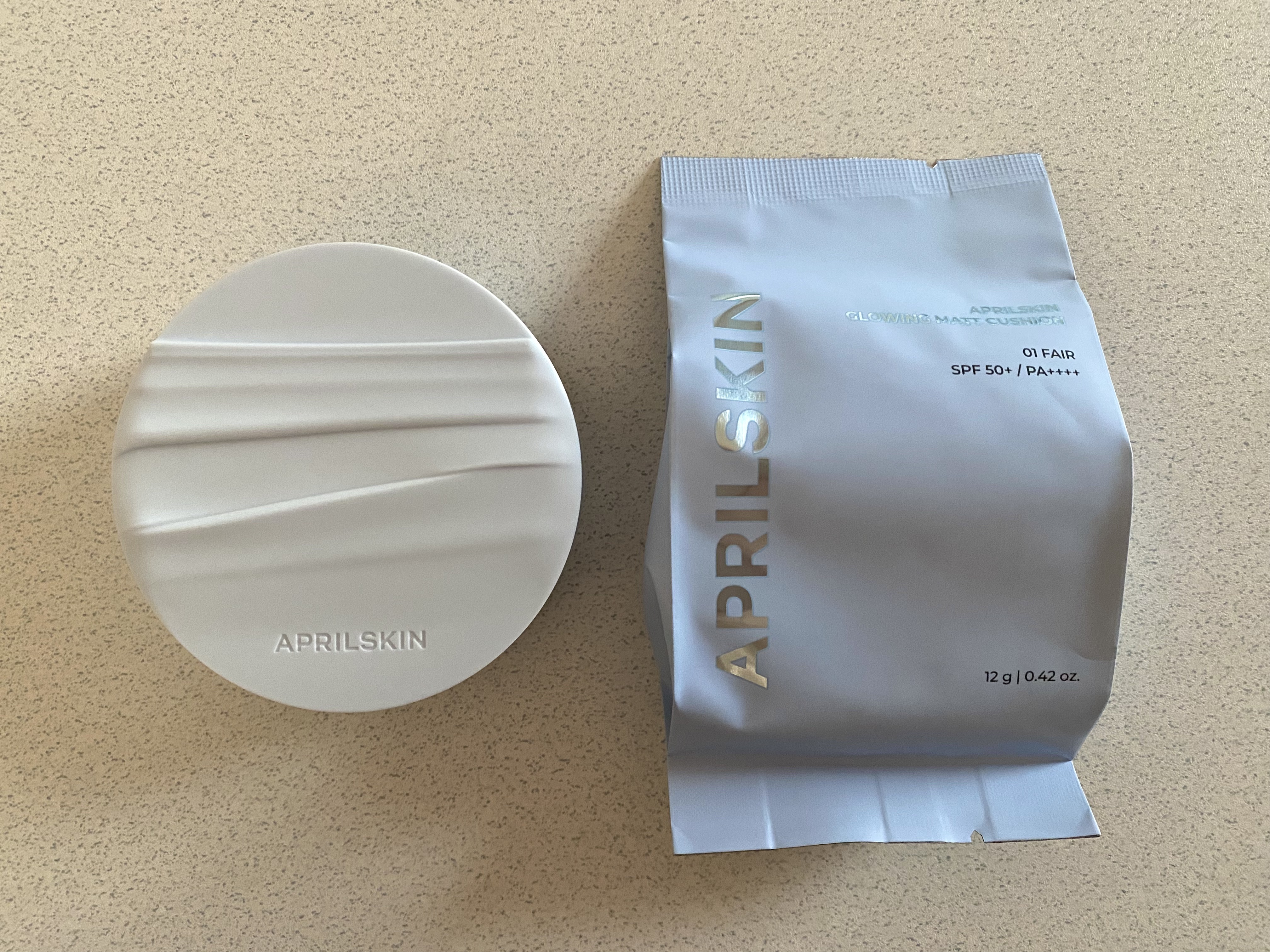 グロー マットクッション/APRILSKIN/クッションファンデーションを使ったクチコミ（3枚目）
