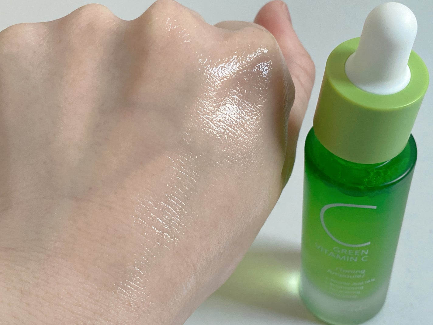 アリウル グリーンビタミンC トーニングセラム(アンプル)/Ariul/美容液を使ったクチコミ(5枚目)