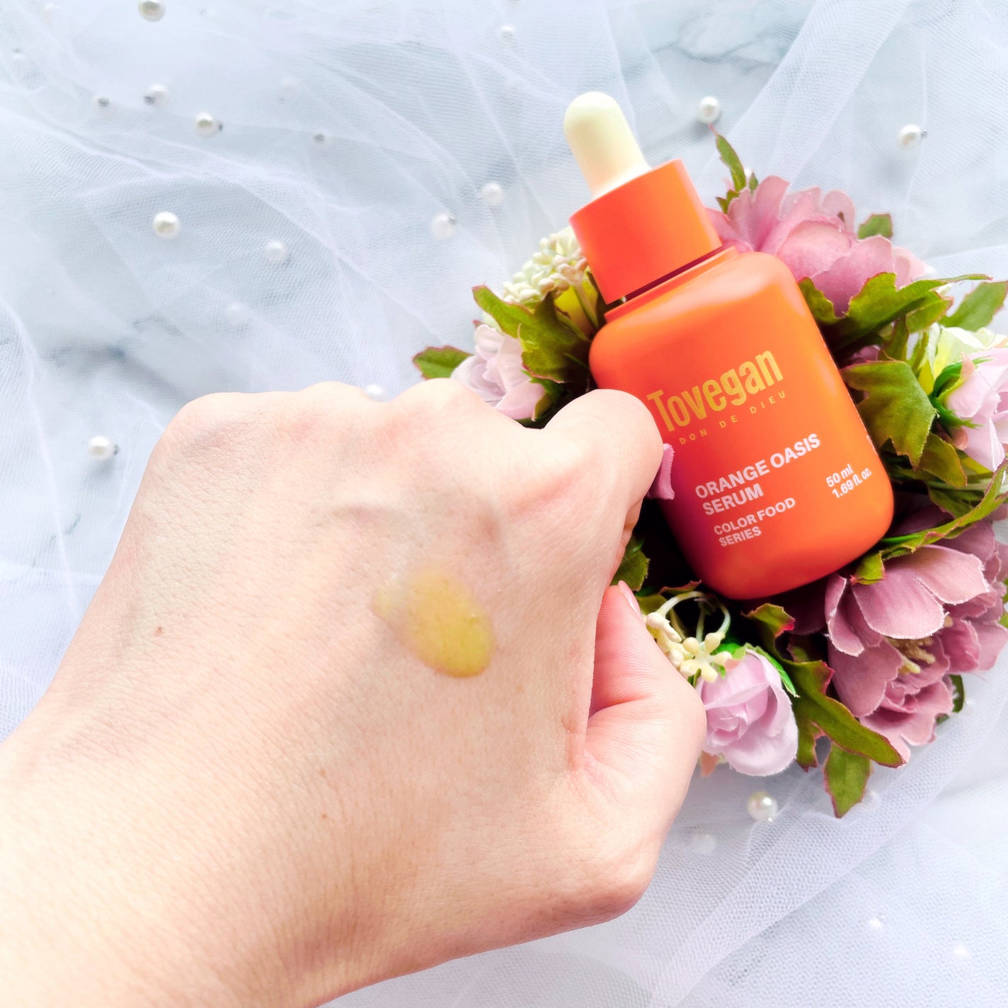 カラーフードシリーズオレンジオアシスセラム/Tovegan/美容液を使ったクチコミ(3枚目)