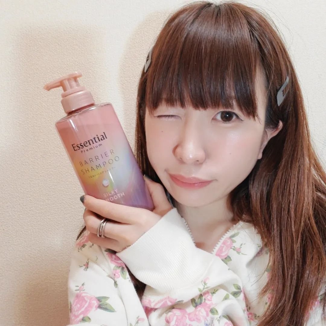 エッセンシャルプレミアム バリアシャンプー・コンディショナー シルキー＆スムース/エッセンシャル/市販シャンプーを使ったクチコミ（2枚目）
