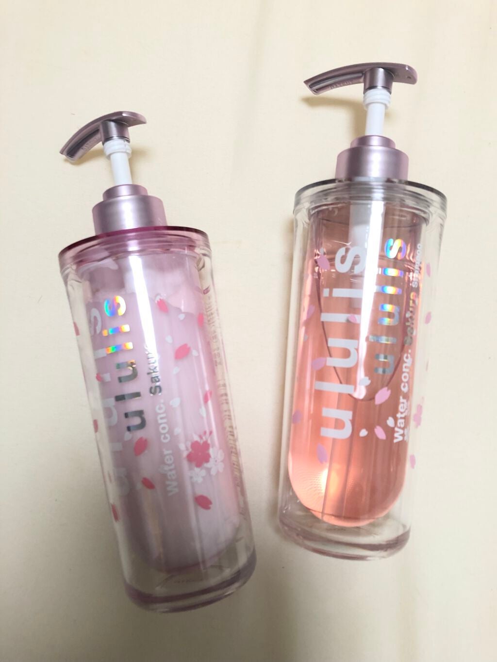 ウォーターコンク モイスト シャンプー(桜ver.)/ヘアトリートメント(桜ver.)/ululis/市販シャンプーを使ったクチコミ(2枚目)