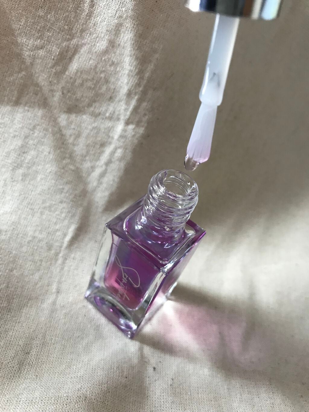 Somptueux(ソンプチュー) ネイルオイル/DAISO/ネイルオイル・トリートメントを使ったクチコミ(2枚目)