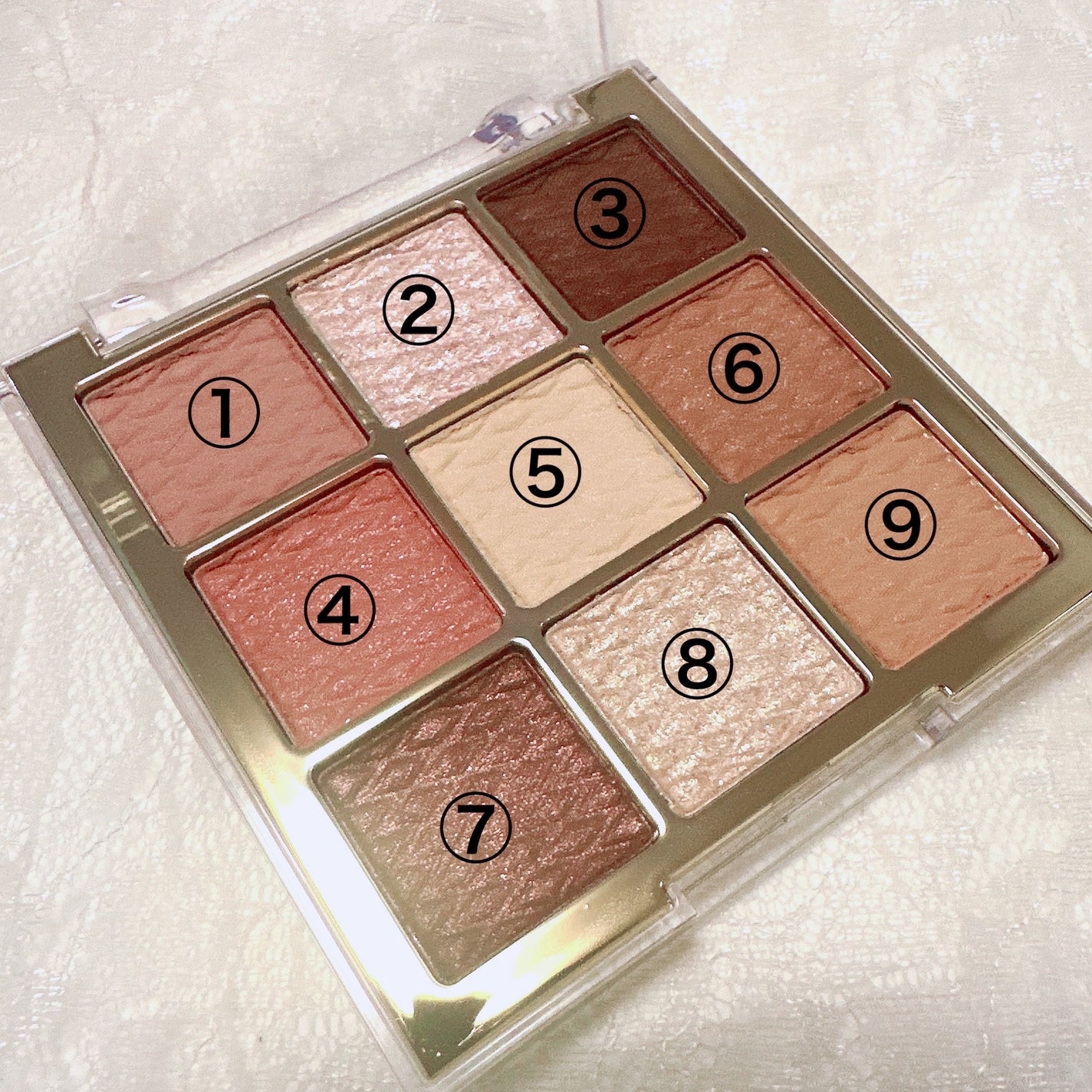 ソフトクレイビームアイシャドウパレット/AMIOK/ジェル・クリームアイシャドウを使ったクチコミ(2枚目)