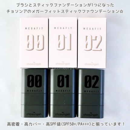 メガ フィット スティックファウンデーション/CHOSUNGAH BEAUTY/その他ファンデーションを使ったクチコミ(2枚目)