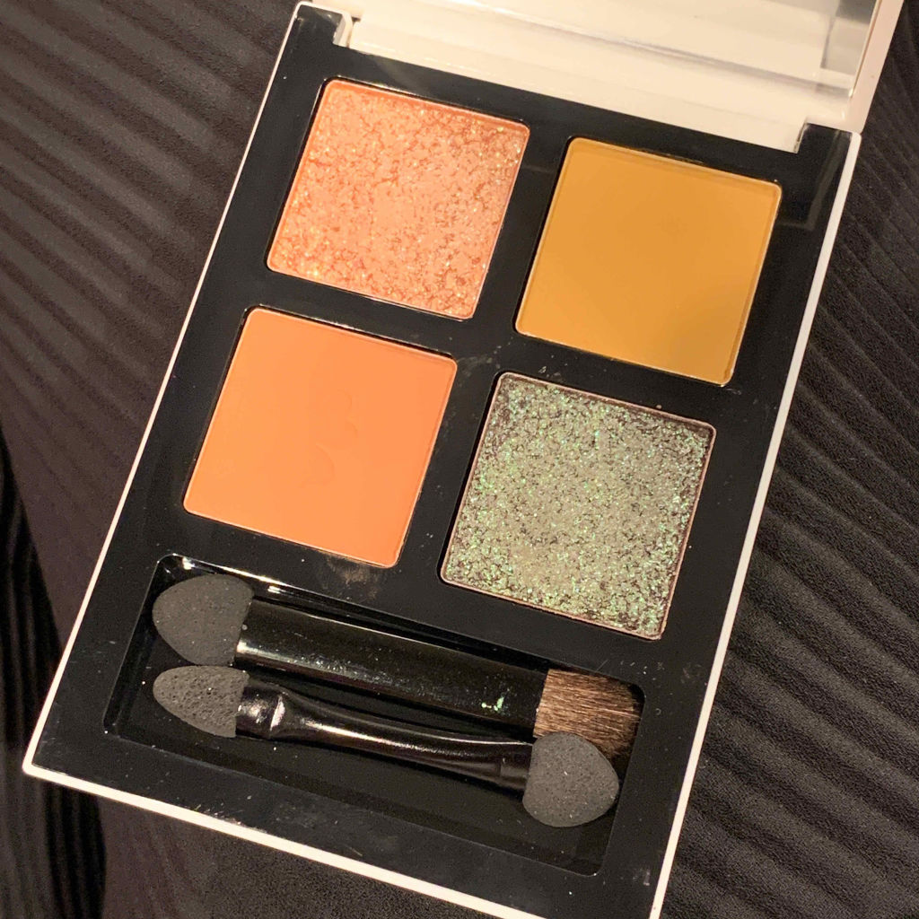 GLAM EYES 4 Pan eyeshadow Palette/FOCALLURE/アイシャドウパレットを使ったクチコミ（2枚目）