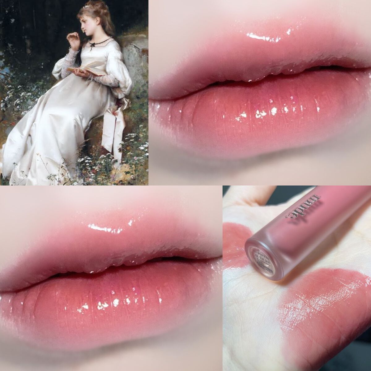 グラッセリップティント/mude/リップティントを使ったクチコミ(4枚目)