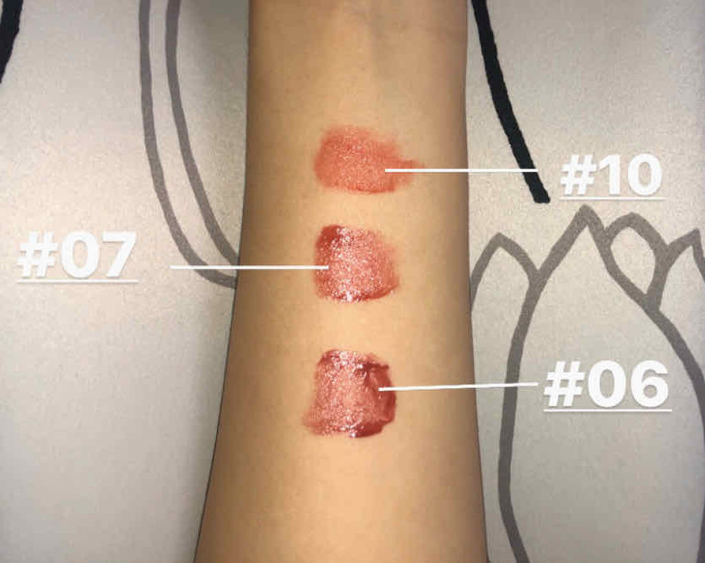 ジューシーラスティングティント/rom&nd/リップティントを使ったクチコミ（2枚目）