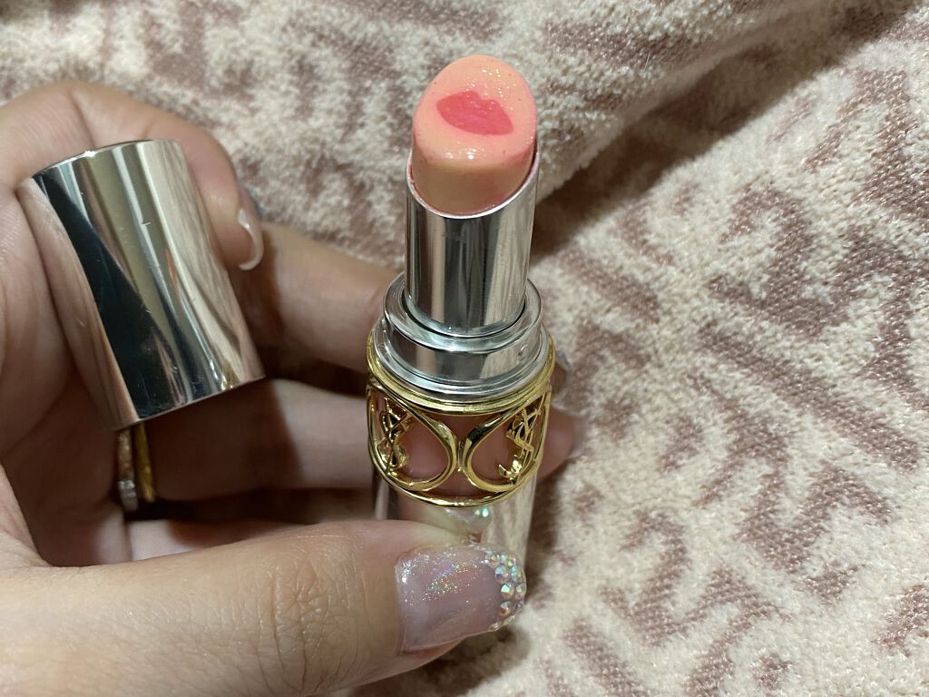 ヴォリュプテ ティントインバーム No.3 コールミーローズ/YVES SAINT LAURENT BEAUTE/口紅を使ったクチコミ（2枚目）