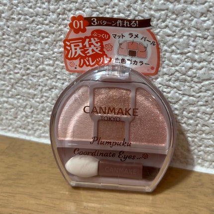 プランぷくコーデアイズ/キャンメイク/パウダーアイシャドウを使ったクチコミ(1枚目)
