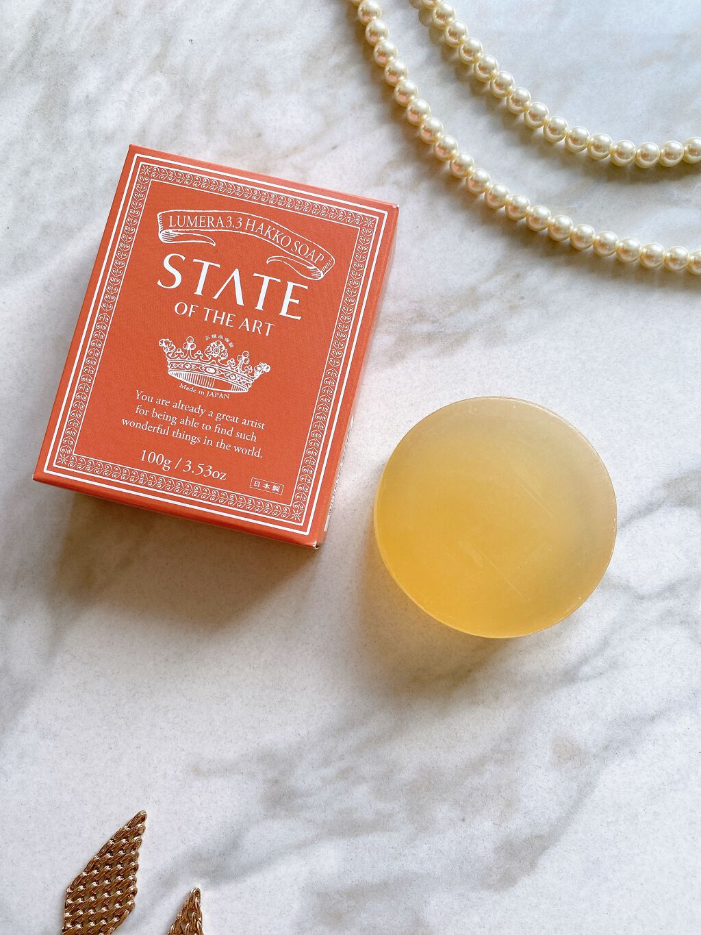 極微細泡石けん/STATE OF THE ART/洗顔石鹸を使ったクチコミ(1枚目)