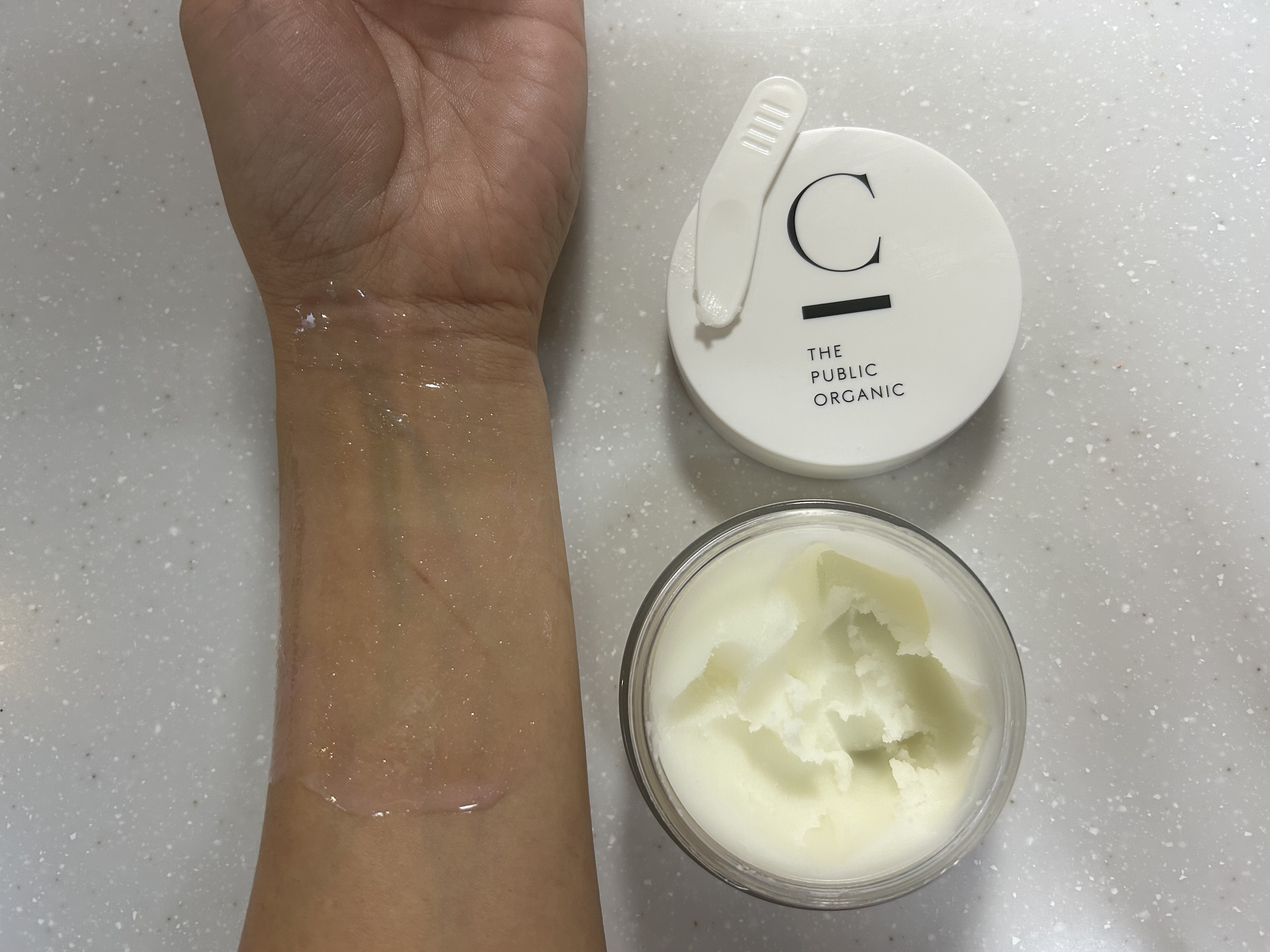  シンクロヌーディー フラワーバタークレンジングバーム/C THE PUBLIC ORGANIC/クレンジングバームを使ったクチコミ（3枚目）
