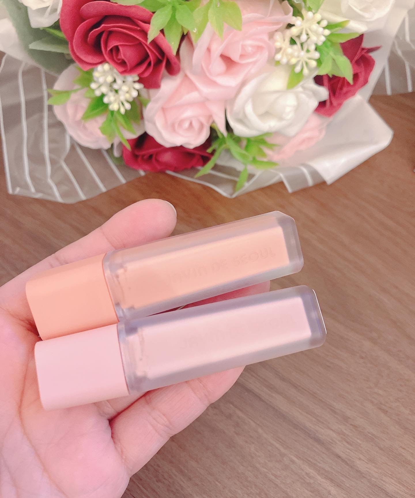 ウインク アイ シェード プライマー/Javin De Seoul/リキッドアイシャドウを使ったクチコミ（2枚目）