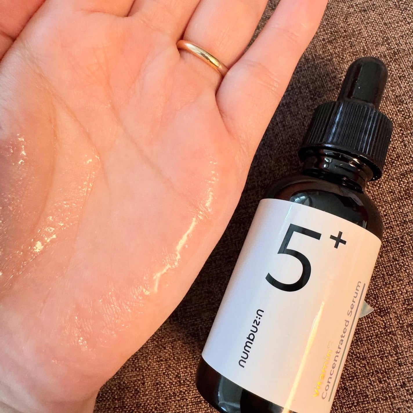 5番 白玉グルタチオンC美容液/numbuzin/美容液を使ったクチコミ(4枚目)