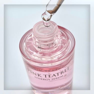 APLIN ピンクティーツリーシナジーセラムのクチコミ「𓍯PINK TEATREE SYNERGY SERUM⌇APLIN

パッケージが可愛過ぎるア.....」（3枚目）