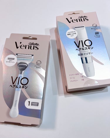 Gillette Venus ヴィーナス VIO ヘア&スキン カミソリのクチコミ「VIOのケアしばらく放置してたんですが、
venusのが使いやすそう
だったので購入してみまし.....」（1枚目）