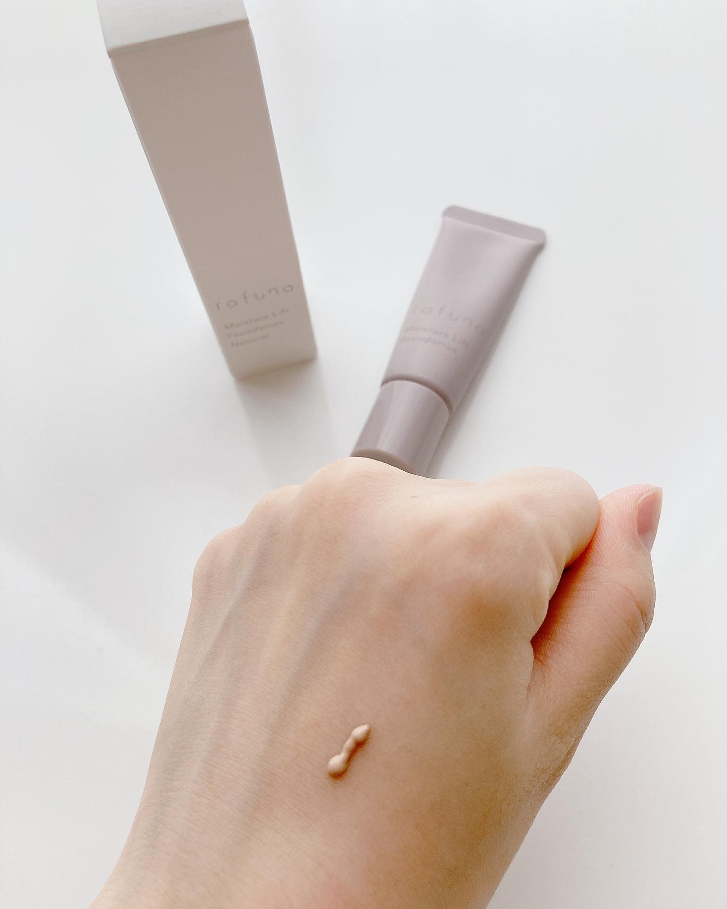 モイスチュアリフトファンデーション/rafuna/クリーム・エマルジョンファンデーションを使ったクチコミ（3枚目）