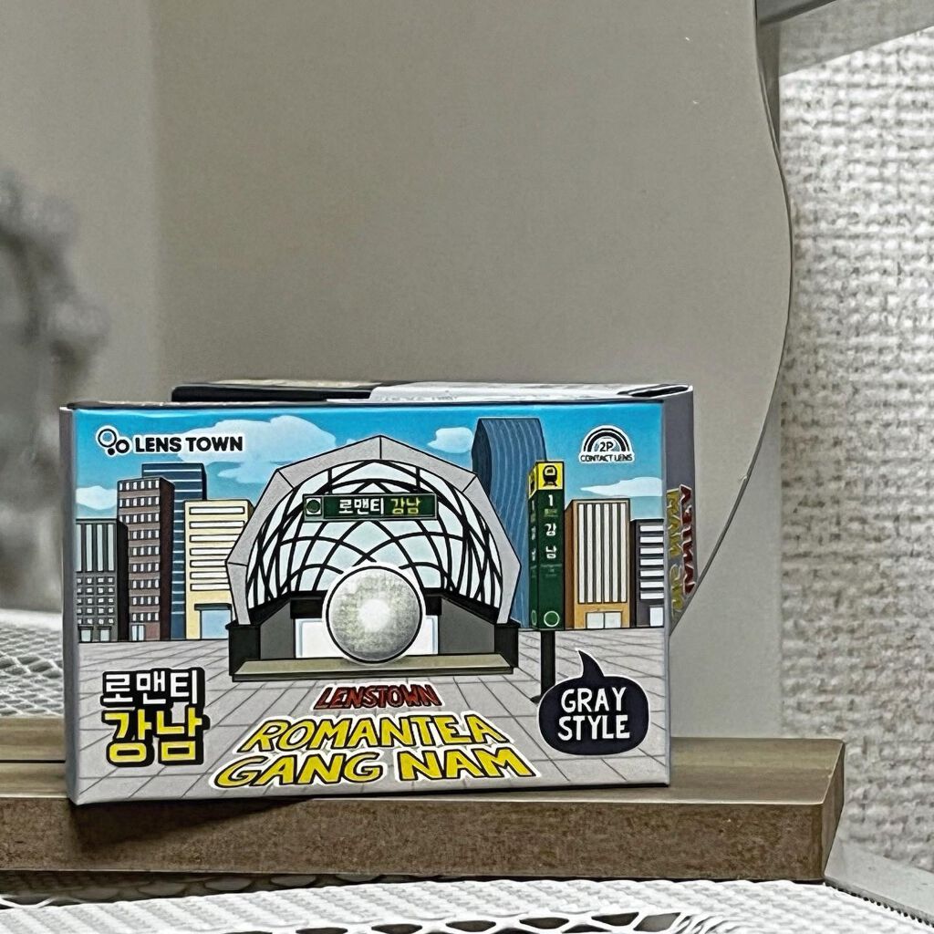 Romantea GangNam/THEPIEL/カラーコンタクトレンズを使ったクチコミ(3枚目)