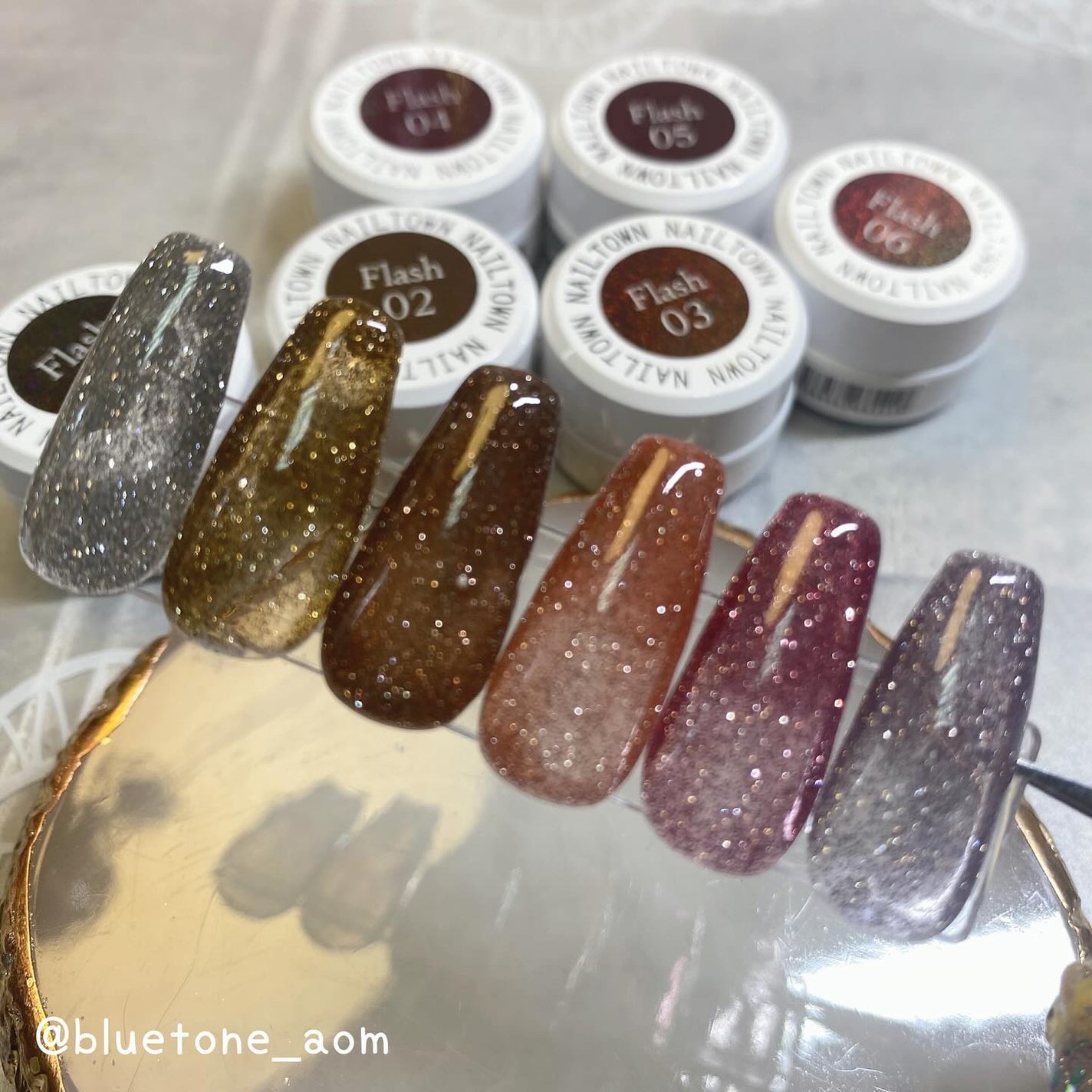 ネイルタウンジェル フラッシュジェル/NAILTOWN/ジェルネイルを使ったクチコミ(7枚目)