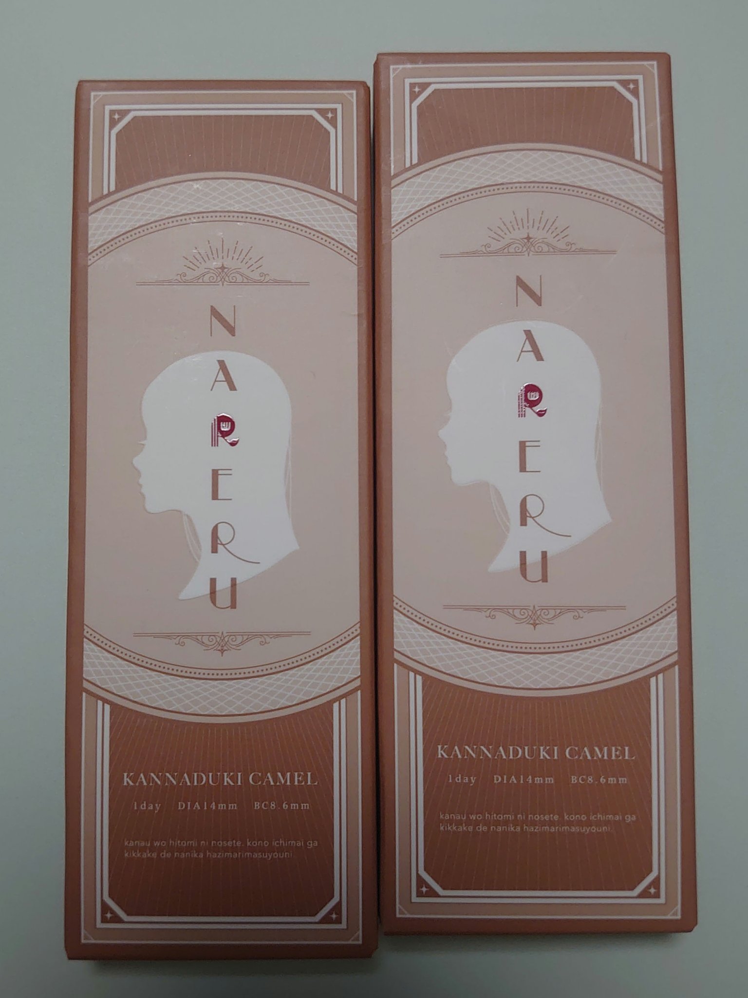 NARERU 1day 神無月キャメル/NARERU/ワンデー（１DAY）カラコンを使ったクチコミ（1枚目）
