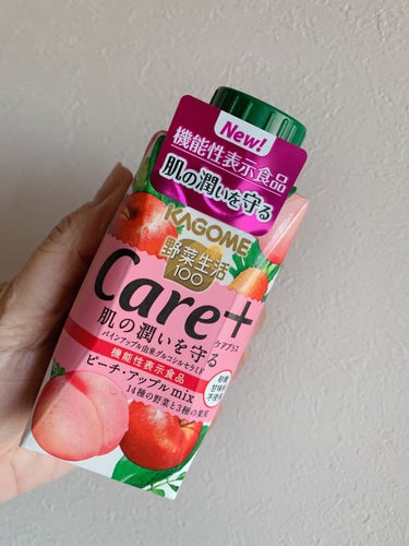 カゴメ 野菜生活Care＋のクチコミ「こんにちは😃
コロン💕です

KAGOME
野菜生活100
Care +
肌の潤いを守る
🔺こ.....」（2枚目）