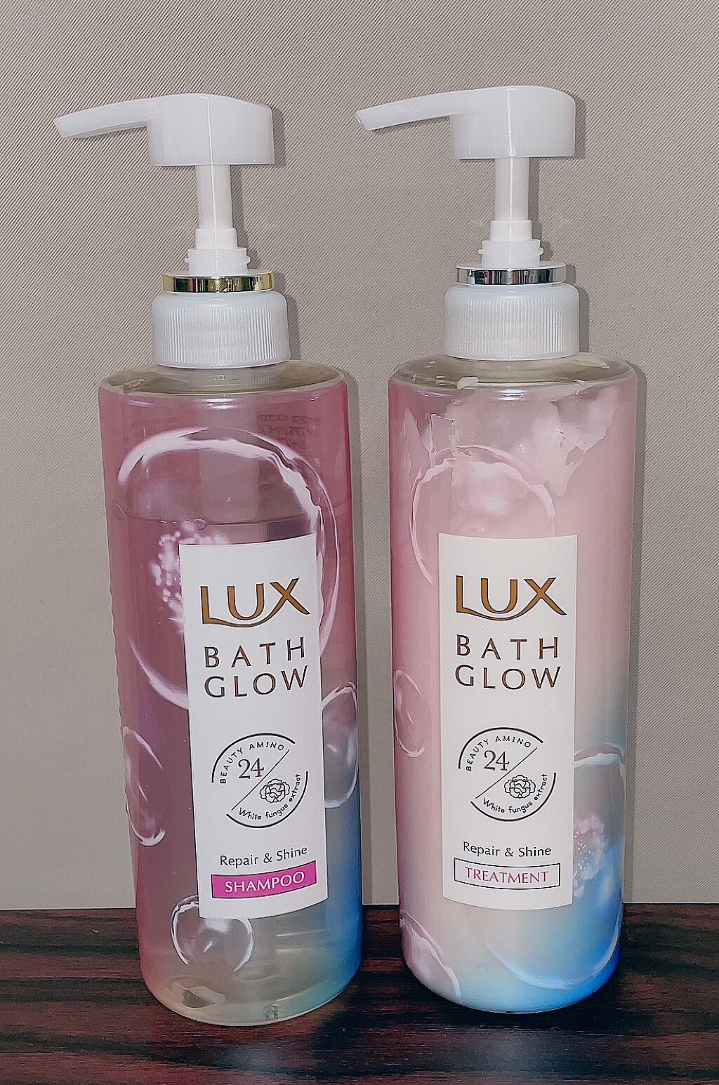 バスグロウ リペア&シャイン シャンプー/トリートメント/LUX/シャンプー・コンディショナーを使ったクチコミ(2枚目)