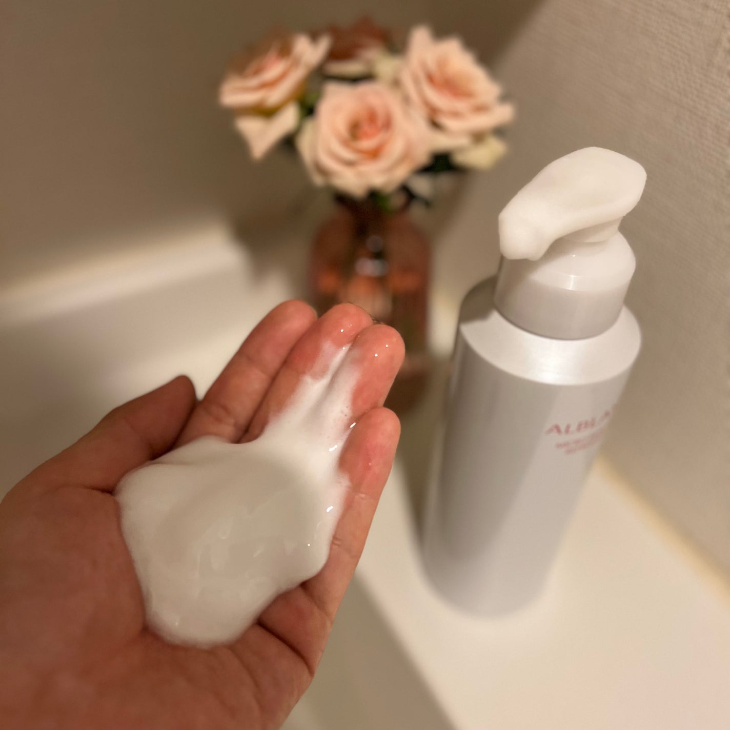 マイクロムース リフレッシャー/ALBLANC/泡洗顔を使ったクチコミ(2枚目)