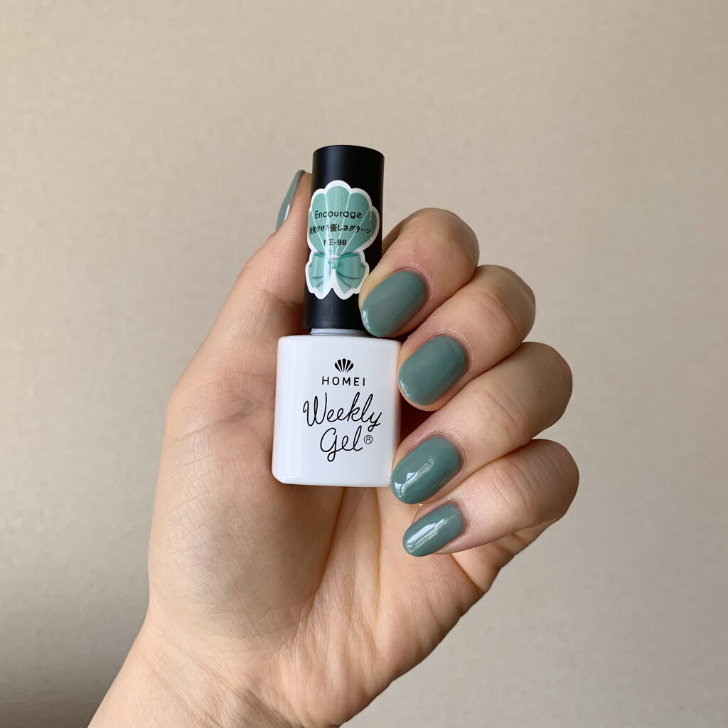 ウィークリージェル NE-98 エンカレッジ(Encourage)/HOMEI/ジェルネイルを使ったクチコミ（2枚目）