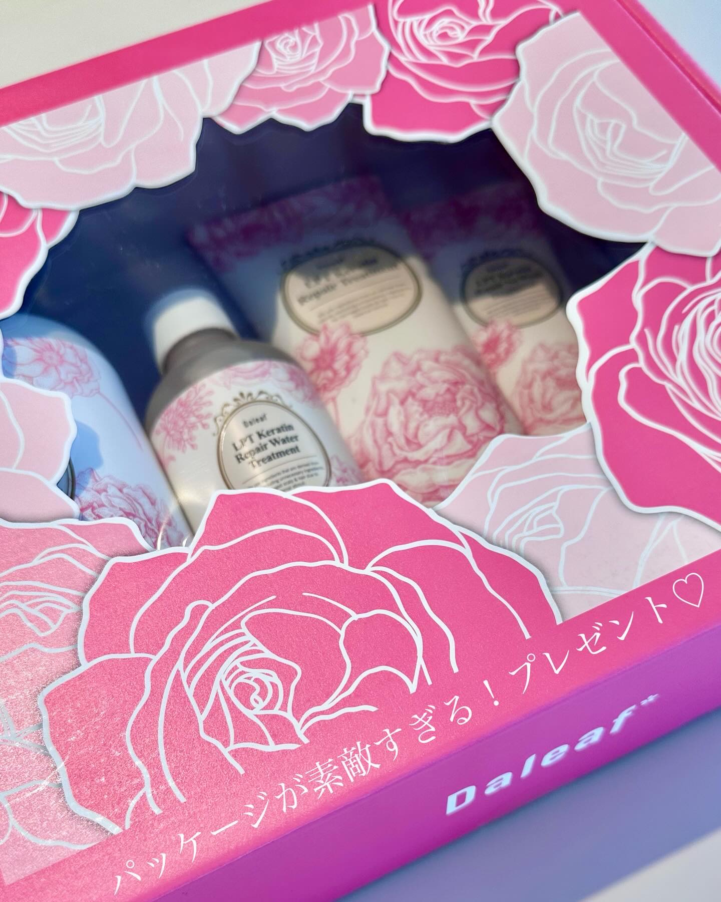 LPTローズエディションリペアセット Rose Edition シャンプー トリートメント ヘアセット/Daleaf/その他キットセットを使ったクチコミ（2枚目）