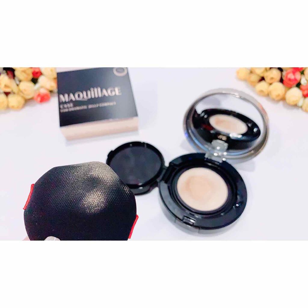 ドラマティックジェリーコンパクト/マキアージュ/クッションファンデーションを使ったクチコミ（2枚目）